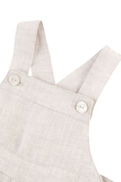 Erkek Bebek Keten Salopet
