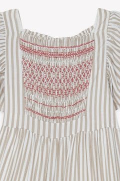 Kız Çocuk Çizgili Elbise