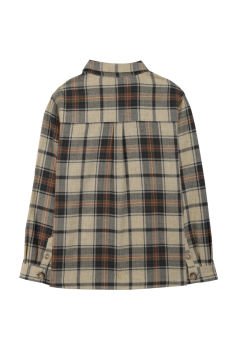 Erkek Çocuk Kareli Coton Gömlek