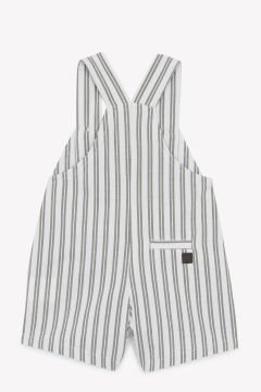 Erkek Bebek Çizgili Coton Salopet