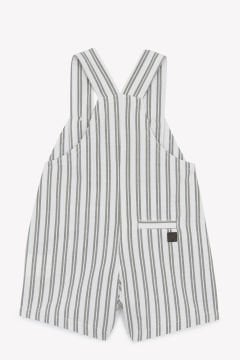 Erkek Bebek Çizgili Coton Salopet