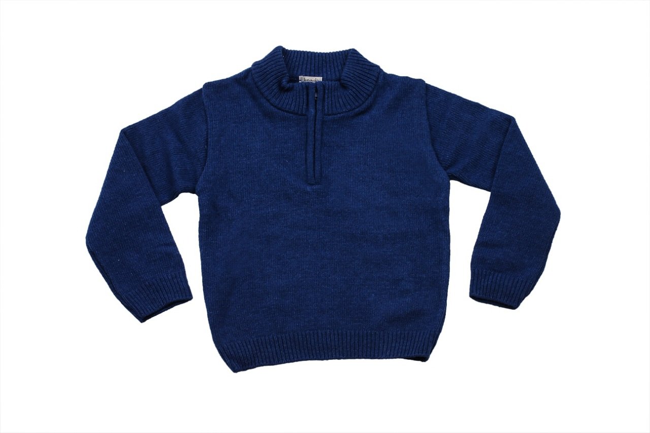 Erkek Çocuk Yarım Fermuarlı Kazak