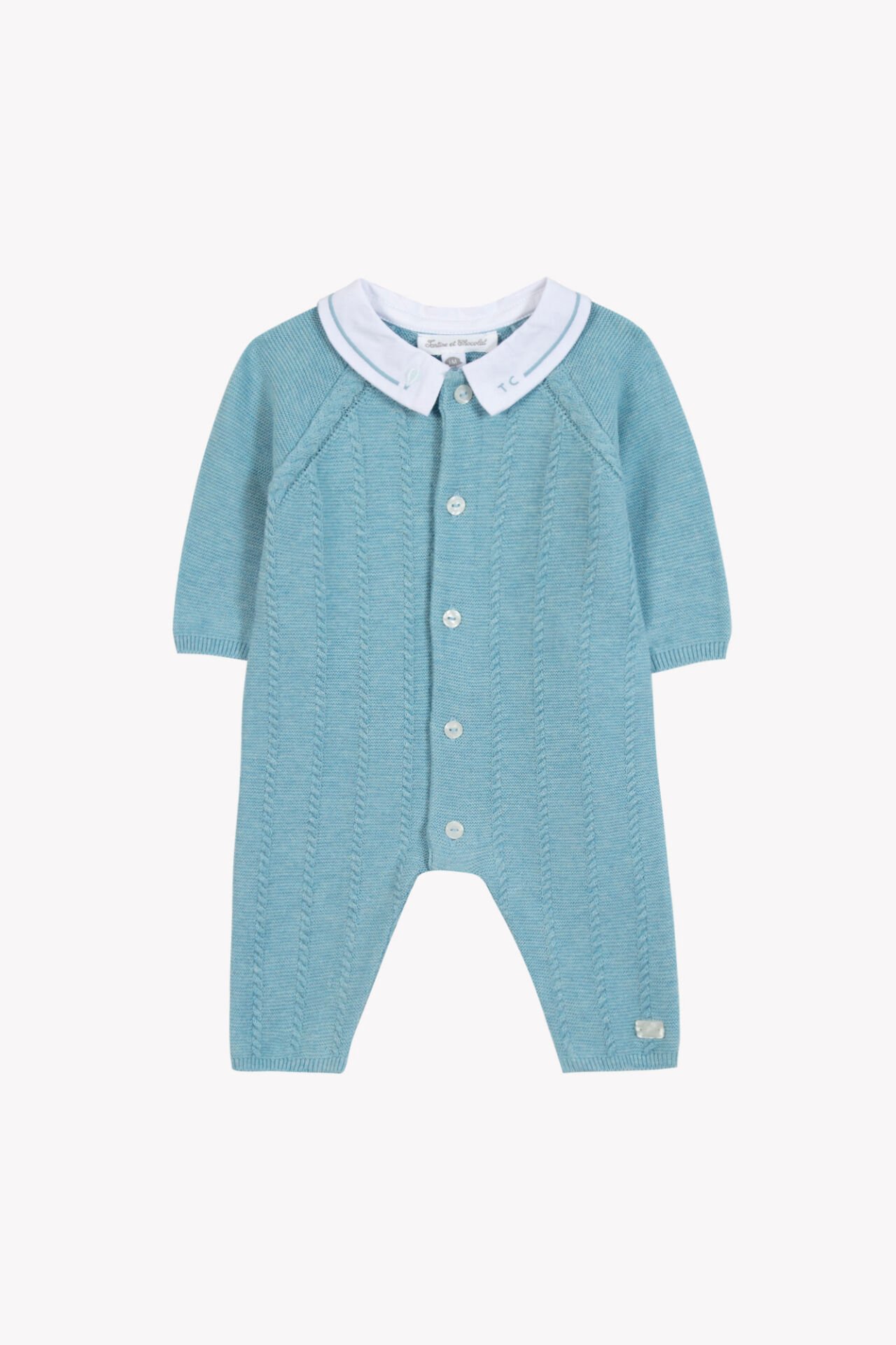 Erkek Bebek Triko Tulum