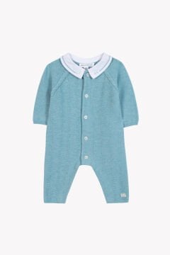 Erkek Bebek Triko Tulum