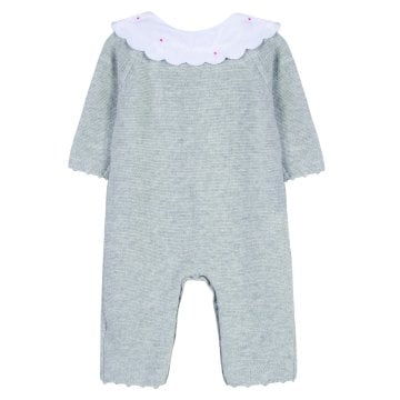 Kız Bebek Fisto Yaka Ayaksız Tulum