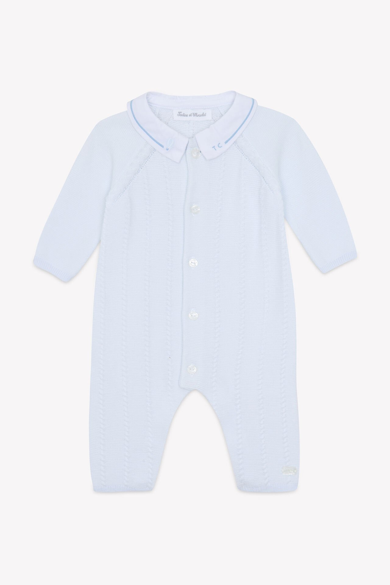 Erkek Bebek Triko Tulum