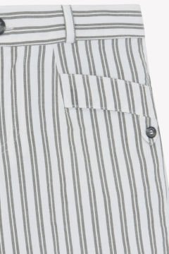 Erkek Çocuk Çizgili Coton Şort