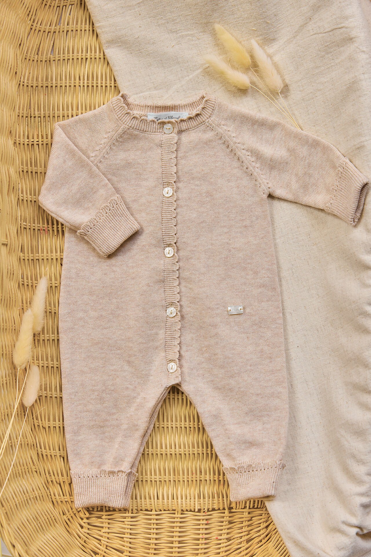 Bebek Bej Triko Tulum