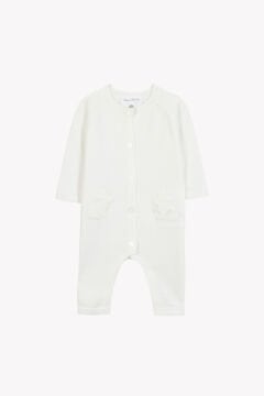 Bebek Ekru Triko Tulum