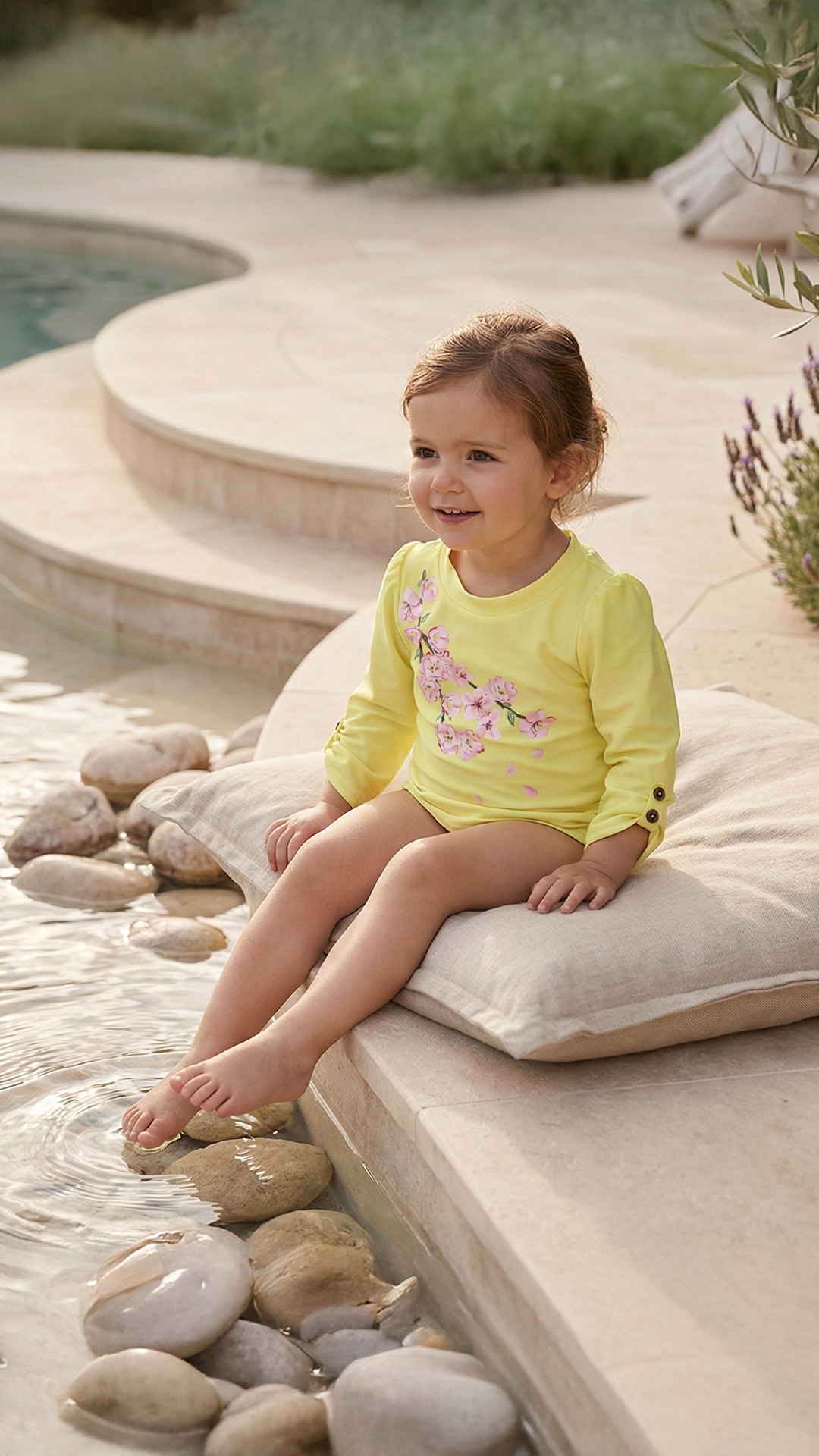 Kız Çocuk UV Korumalı T-Shirt