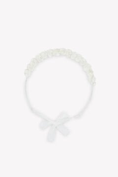 Kız Çocuk Ekru TAÇ - saç aksesuarı