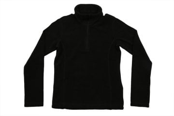Siyah Kız Çocuk Polar Sweatshirt