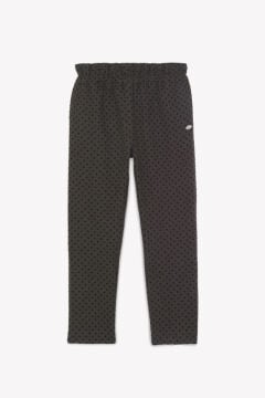 Kız Çocuk Puanlı Yün Pantalon Açık kahverengi