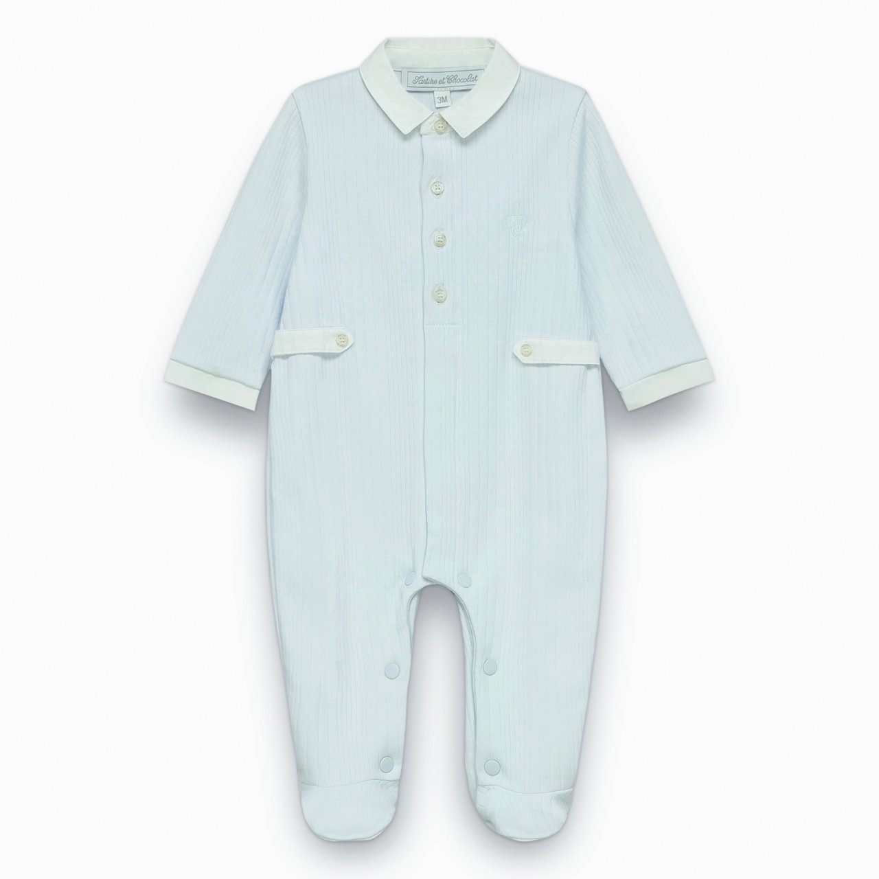 Erkek Bebek Önden Açılan Tulum