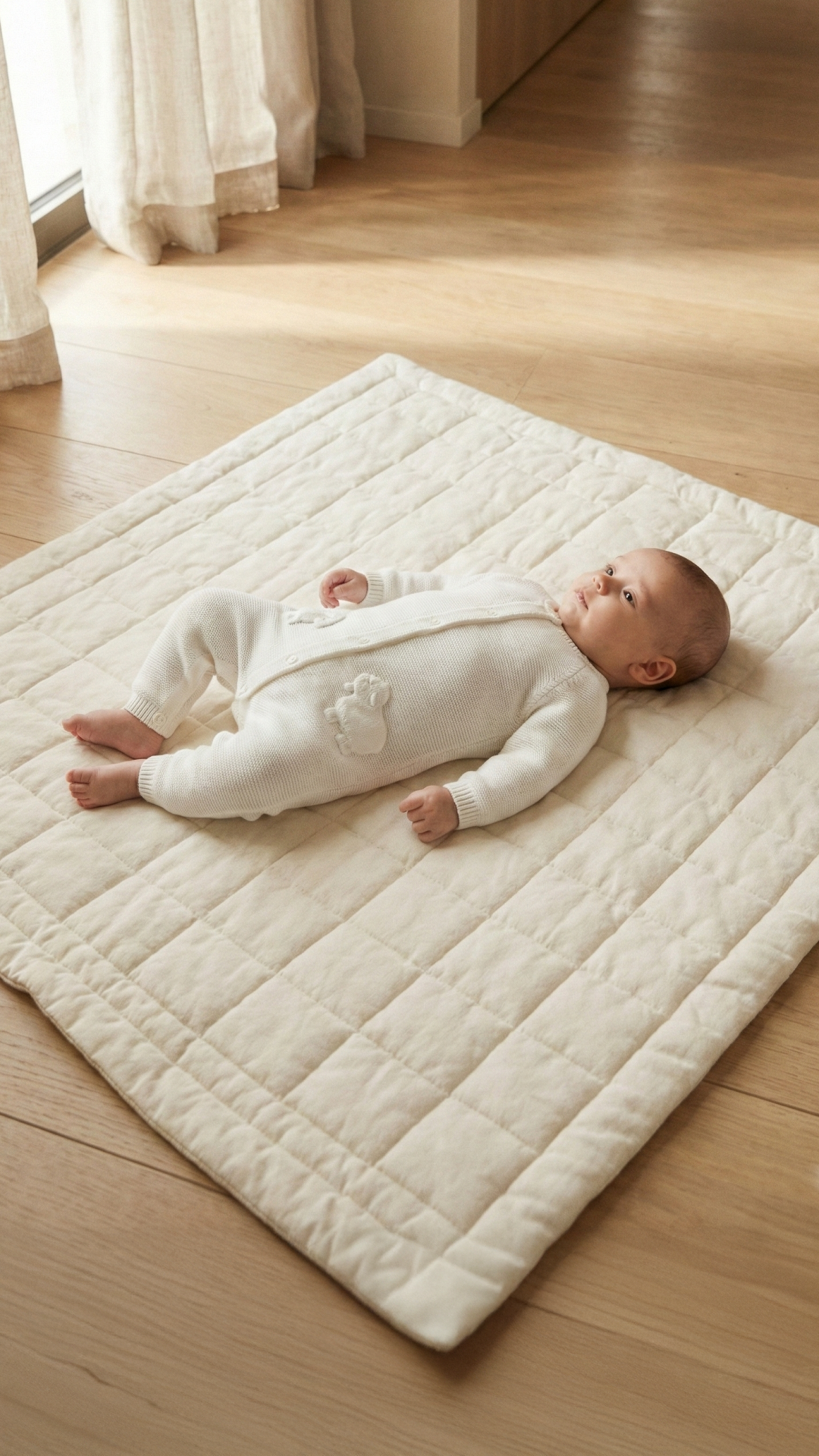 Triko Bebek Tulumu -kuzu aplikli-