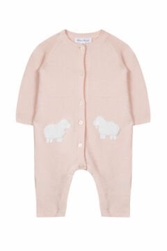 Kız Bebek Tulum -kuzu aplikli-