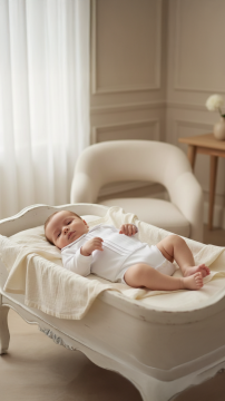 Erkek Bebek Pili Yakalı Ceremonie Body Beyaz