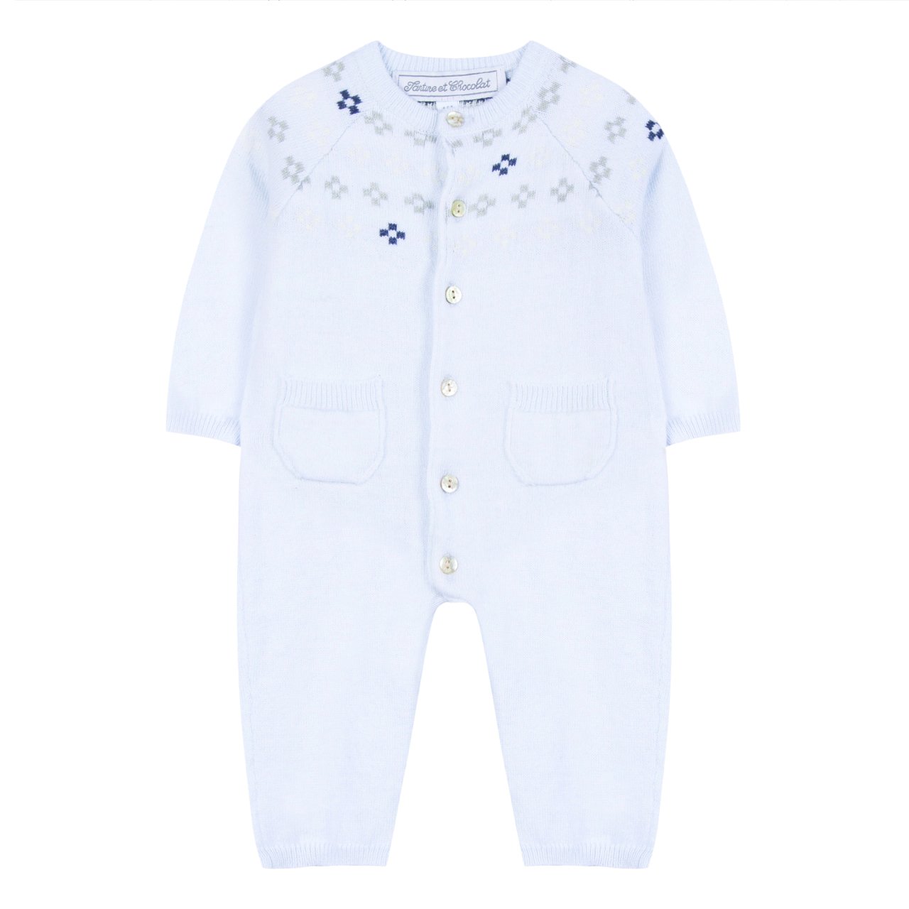 Erkek Bebek Yuvarlak Yaka Ayaksız Tulum