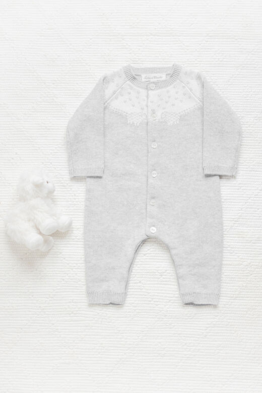 Erkek Bebek Triko Tulum