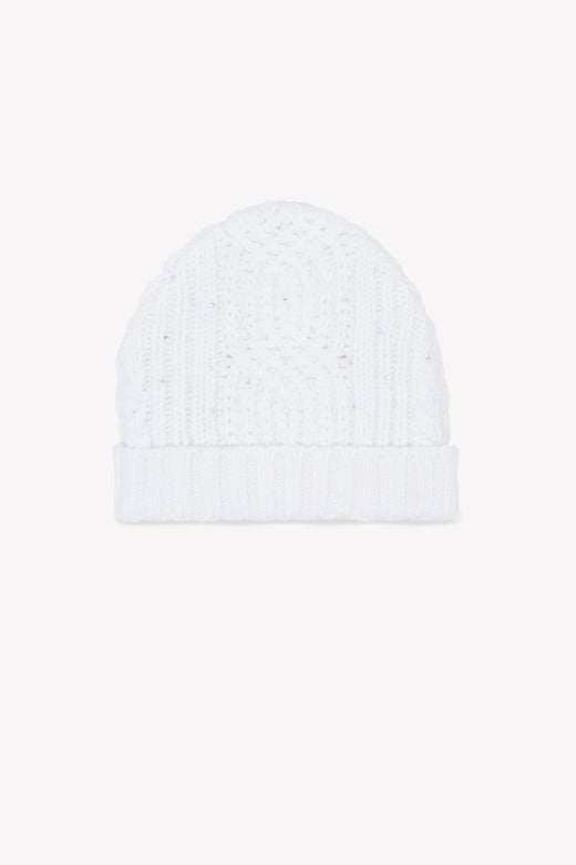 Kız Çocuk Örme Yün Şapka