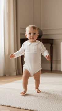 Erkek Bebek Pili Yakalı Ceremonie Body