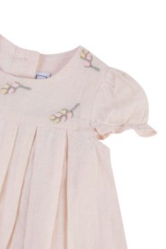 Kız Bebek Keten Elbise
