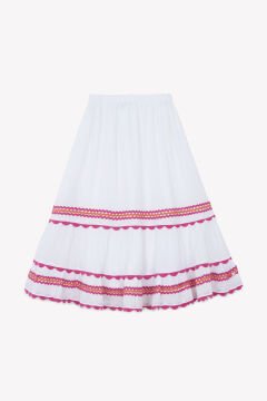 Kız Çocuk Fistolu Maxi Etek