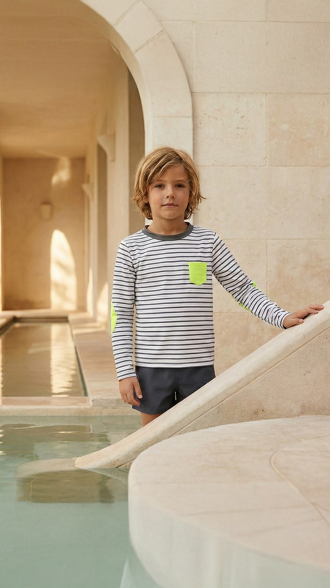 Erkek Çocuk UV Korumalı T-Shirt