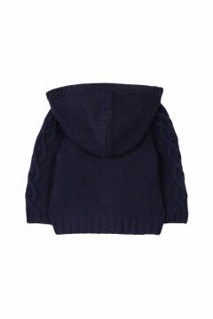 Erkek Çocuk Kapüşonlu Triko Ceket