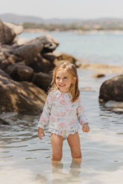 Kız Bebek UV Korumalı T-Shirt