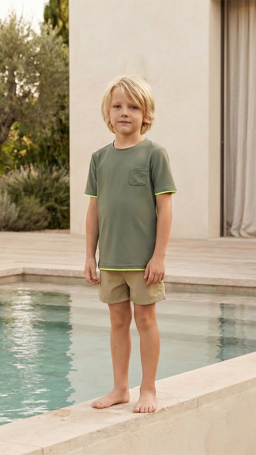 Erkek Çocuk UV Korumalı T-Shirt