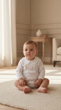 Erkek Bebek Gömlekli Ceremonie Body