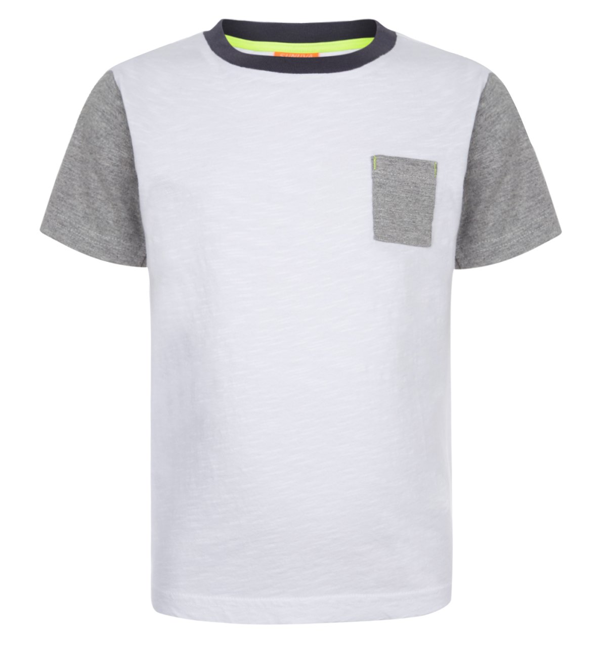 Erkek Çocuk Beyaz Koton T-Shirt