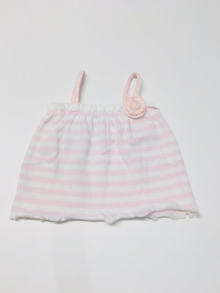 Kız Bebek Triko Askılı Bluz