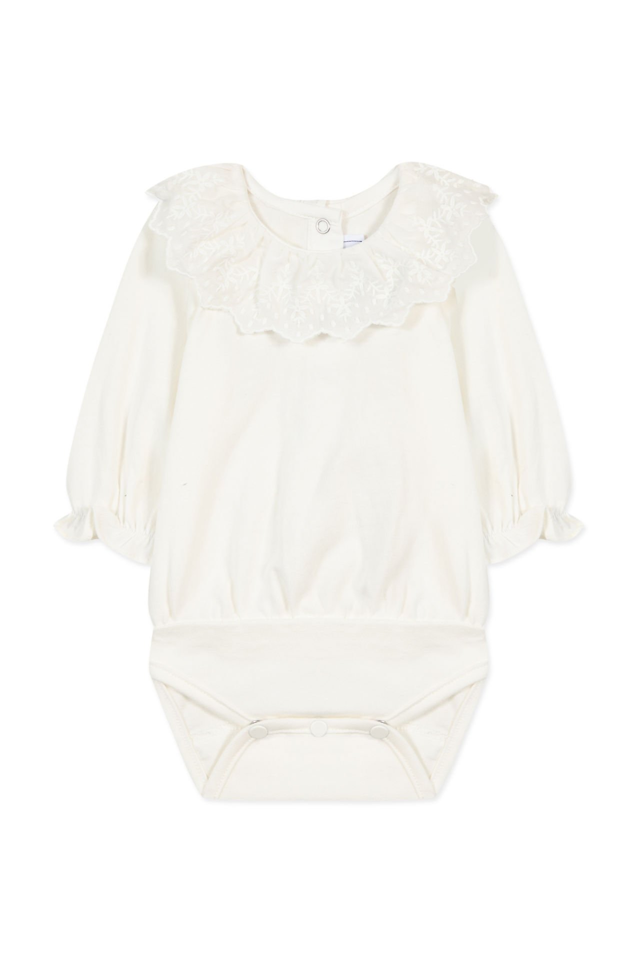 Kız Bebek Dantel Yakalı Body