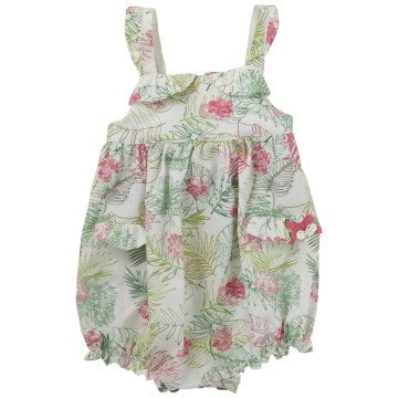 Kız Bebek Kısa Bacaklı Askılı Salopet