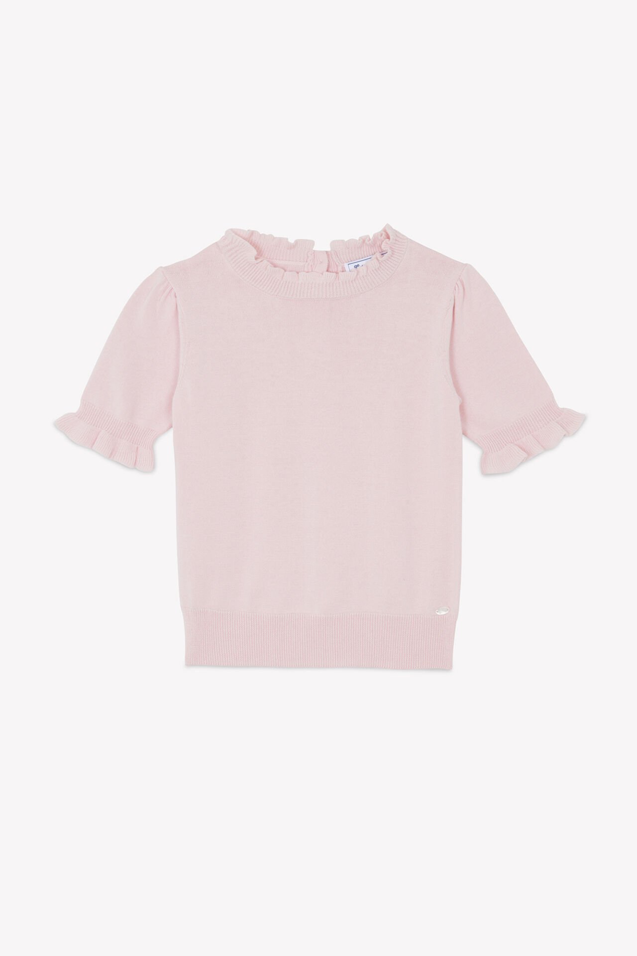 Kız Çocuk Kısa Kollu Triko Kazak