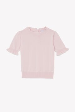 Kız Çocuk Kısa Kollu Triko Kazak