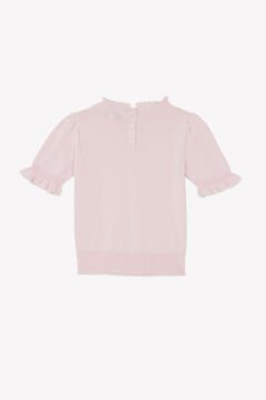 Kız Çocuk Kısa Kollu Triko Kazak