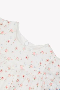 Kız Bebek Çiçek Desenli Elbise