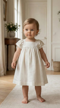 Kız Bebek Kısa Kollu Elbise