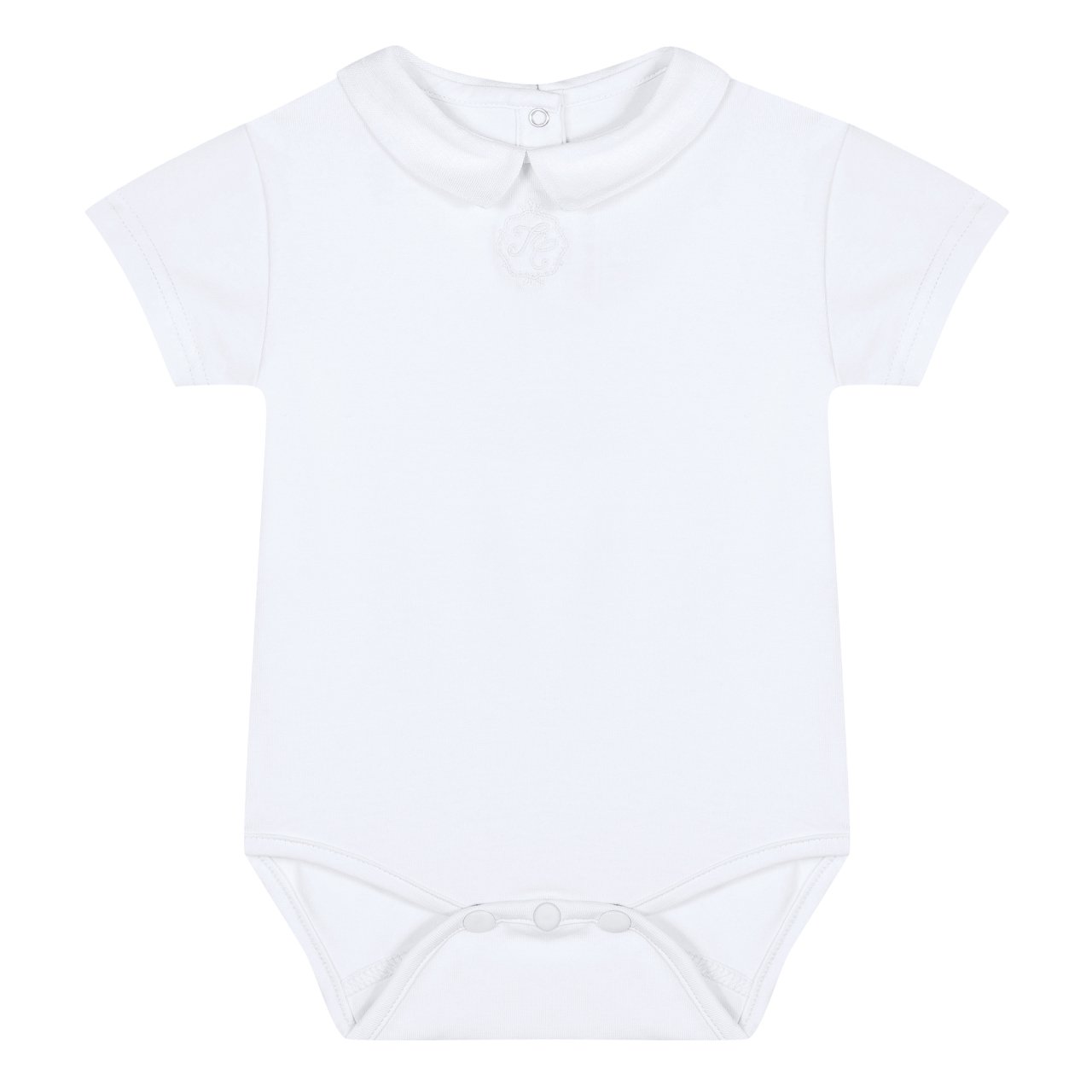 Erkek Bebek Keten Yakalı Body