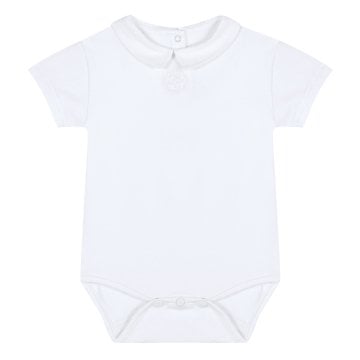 Erkek Bebek Keten Yakalı Body