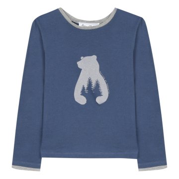 Erkek Çocuk Kutup Ayı Baskılı T-Shirt