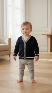 Erkek Bebek Kaşmir Hırka