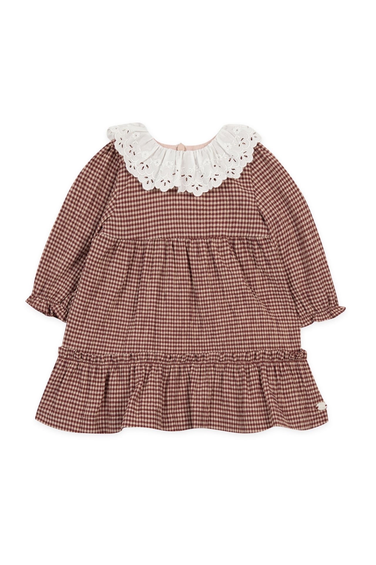 Kız Bebek Dantel Yakalı Elbise