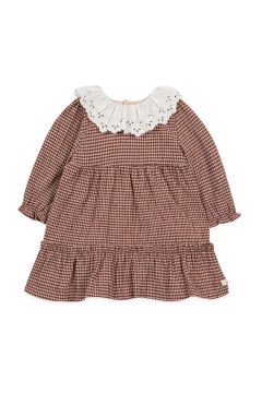 Kız Bebek Dantel Yakalı Elbise