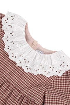 Kız Bebek Dantel Yakalı Elbise