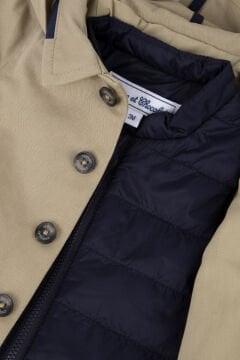 Erkek Çocuk Bej Trenchcoat