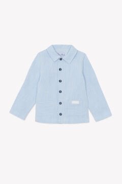Erkek Çocuk Mavi Çizgili Spor Ceket